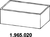 Pneumatic tank 4000 ml SAN Pneumatic tank, 4000 ml, SAN, 340 x 230 x 94 mm, with cover