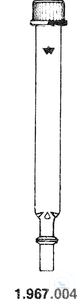 Fractionating columns, Hempel, 200 mm, 1 FA 12, 1 GL 25/12
