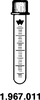 Monsterpotjes 10ml Reageerbuizen, gegradueerd, 10 ml, 1 GL 18/10