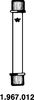 Reaction tube small Reaction tube, small, 2 GL 18/10