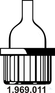 Verschraubung mit Glasteil für Osmose Gerät, 1 GL 32/18