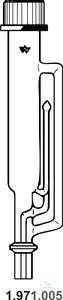 Extraktionsaufsatz/Soxhlet Extraktionsaufsatz nach Soxhlet, Extraktionsinhalt 30 ml f. Hülse 80 x...