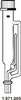 Soxhlet extractor, 30 ml, for extraction thimbles 80 x 22 mm, 1 GL 32/10, 1 FA 12