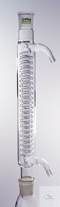 Schlangenkühler (Produkten-Kühler), Kern und Hülse NS 29/32, Mantellänge 250 mm, VE = 2 Stück