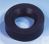 Filtreerring, zwarte rubber, Ø 33 mm Ø int. top 33 mm - H 15 mm met rand voor betere plaatsing