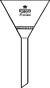 Filtertrichter Ø 55mm 25ml P5 Filtertrichter (Hirsch-Trichter) 55 mm Durchm. 25 ml, P5, Platten...