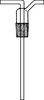 Head only, for gas washing bottles, ST 29/32, made from DURAN tubing