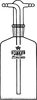Gas washing bottles Drechsel 250ml Gas washing bottles, acc. to Drechsel, 250 ml, ST 29/32,...