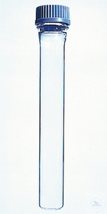 HYBRIDISATIEBOTTEN 38 x 75 Hybridisatievaatjes, borosilicaatglas, 38 x 75 mm, met GL 45 dop en...