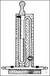 Manometer komplett MANOMETER NACH BENNERT, AUF HOLZSTATIV, MIT VERSCHIEBBARER SPIEGELGLAS-SKALA,...