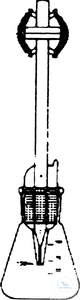 Apparatus for the determination of Arsenic DAB, borosilicate glass, complete including: - 2...
