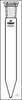 Test tubes, made from DURAN tubing, with ST-PE-stopper ST 14/23, conical bottom (short) height:...
