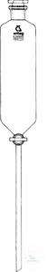 Scheidetrichter Zylinder 50ml NS 19/26