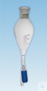Scheidetrichter Squibb 50ml NS 19/26 Ventilhahn