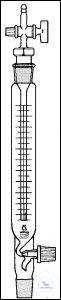 Dosiertrichter zylindrisch graduiert 250ml 29/32 Dosiertrichter, 250:5 ml, zyl. grad., mit...