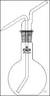 Washing bottles, 500 ml, glass, ST 29/32-still head, complete