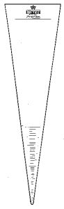 SED. VESSELS M. HAHN 1000ml Imhoff sedimentatievat met NS-stopkraan 1000 ml, grad., markering bij...