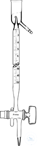 DAFFERT BURETTES, DIN-B, 50 ML:0.1 ML, MET TWEEWEGSSTOPKRAAN, NS GLASKUIKEN, HELDER GLAS VE = 2 ST.