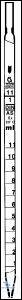 Bakteriologische Messpipette DIN-AS 11ml Bakt. Messpipetten, DIN-AS, 11 ml, Marken alle bei 1,0...