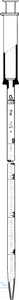 Graduated pipettes 0,5 ml 0,006 ml class B