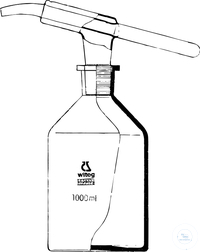 Kippautomaten, mit 1 Liter Vorratsflasche,  Inhaltsangabe, NS 29/32, 10 ml, komplett