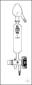 Automatische pipet Friedrichs 100 ml met glaskraan