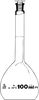 Messkolben, 200 ml, A, KB, NS 14/23, MA Messkolben, 200 ml, Klasse A, mit Ausguss,...
