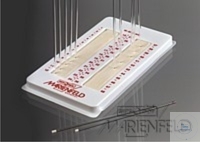Hematocriet verzegelingswas Vinyl plastic stopverf op plastic plaatje, voor...