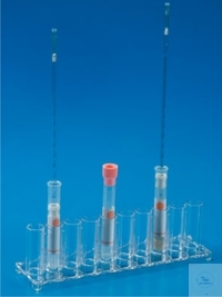 Holder with numerical code 1-10 for 10 tubes, for blood sedimentation PS/PP acc. to Westergren...