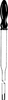Filling-pipette for Wintrobe tubes with rubber teats
