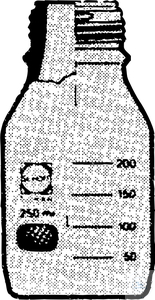 Laborflasche 500ml GL45 WITOSINT Laborflaschen, ISO-Gewinde, GL 45, 500 ml, Boro. 3.3 ,...