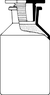BOTTLES CONICAL SHOULDER BOTTLES, CONICAL SHOULDER, 500 ML, ST 45/27, SODA-GLASS, WIDE MOUTH,...