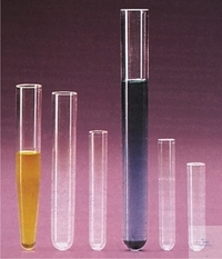 TUBES DE RÉACTIF À USAGE UNIQUE Tubes à essai jetables, 5 ml, 13 x 75 mm, polystyrène, fond rond,...