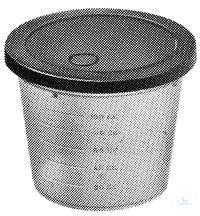 Specimen (urine) collecting cont.,   w. snap-cap, 50x60 mm, PS, 100 ml,   Case = 500 pcs.