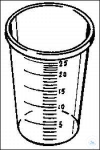 EINNEHMEBECHER PP 30 ML Einnehmbecher, PP, graduiert, natur, 30 ml, Pack = 3750 Stück