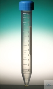 Tubes à centrifuger 15 ml PP coniques Tubes à centrifuger avec bouchon vissé, en PP, 
15 ml,...