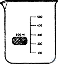 Becher 10000 ml NF mit Ausguss mit witeg Logo