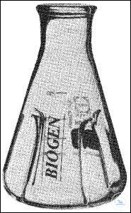 Trypsinierungsflasche 250 ml Ø 85 mm, Höhe: 145 mm mit vier Schikanen