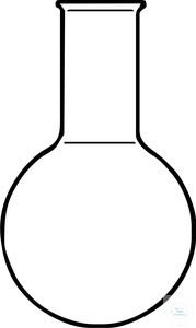 Rundkolben 20000ml Enghals Borosilikatglas Rundkolben, enghalsig, Bördelrand, Borosilikatglas,...