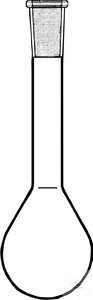 Kjeldahl-Kolben, 250 ml, hergestellt aus DURAN Rohr, NS 19/26, VE = 10 Stück