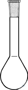 Kjeldahlkolf, 100 ml, gemaakt van DURAN-buis, NS 19/26, PU = 10 st.