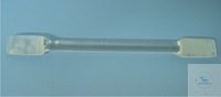 DOPPELSPATEL ECKIG 165mm Doppelspatel, Gesamtlänge 165 mm, Stab-Ø 8 mm, Blattgröße 30 x 15 mm,...