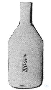 Nährbodenflasche, hergestellt aus DURAN Rohr, 500 ml, Ø: 83 mm, Höhe: 208 mm, Hals Ø: 38 mm, VE =...