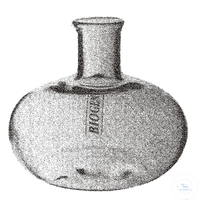 Culture flasks, Fernbach type, made of borosilicate glass, buldy shape, 450 ml, flasks o.d. 117...