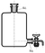 SLUITERBOTTEN 1000ml NS Klaringsflessen,1000 ml, h.230 mm, Ø 100 mm, hals NS 29/32, buis NS...