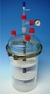 Desiccator Boro. 3.3, heatable up to 121°C, suitable for vacuum and pressure, with T-adapter, lid...
