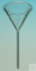Analysentrichter Ø 65 mm Borosilikatglas Analysentrichter für Schnellfiltration Stiel Ø A. 8 mm,...