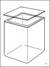 Präparatenkasten 100 x 60 x 50 mm Präparatenkasten aus starkem Glas, mit aufgeschliffener...