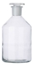 Bottles conical shoulder, 500 ml, narrow neck, ST 24/29, with ST-glass stopper, clear glass, Soda...