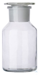 Weithals-Steilbrustflaschen, 5000 ml, NS-glasstopfen 85/55, Klarglas, Boro 3.3 VE = 6 Stück
